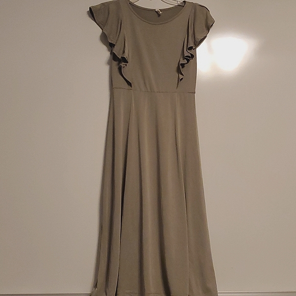 Pink Blush Sage Green Dress - Picture 1 of 1